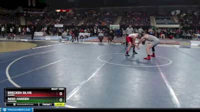 182 lbs Cons. Round 3 - Reed Hansen, Madison vs Brecken Silvis, Nampa