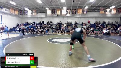 175 lbs Cons. Round 2 - Noah Sandlin, Poway vs Danial Alizadeh, El Camino Real