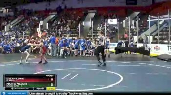 72 lbs Round 1 (4 Team) - Mattie McKart, Dundee Black vs Dylan Lewis, Monroe