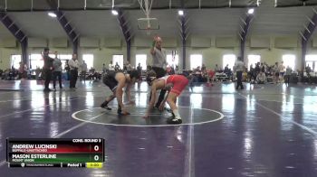 141 lbs Cons. Round 3 - Mason Esterline, Mount Union vs Andrew Lucinski, Buffalo-unattached