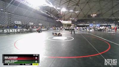 2A 106 lbs Cons. Semi - Ben Sommers, Burlington-Edison vs Owen Ensley, Sedro-Woolley