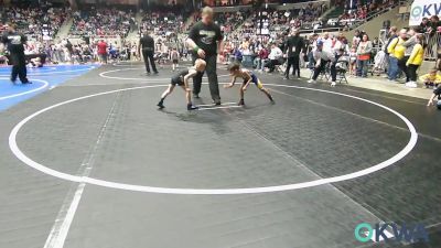 49 lbs Round Of 16 - Maxon Rollins, Noble Takedown Club vs Nash McCuistion, Pryor Tigers