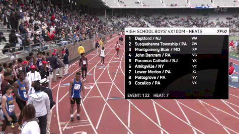 High School Boys' 4x100m Relay Event 132, Prelims 7