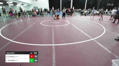 177 lbs Consi Of 4 - Anthony Gregory, OUTSIDERS vs Luke Bracken, Prime Wrestling Club Black