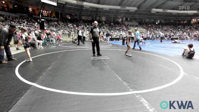 52 lbs 5th Place - Hunter Crow, Berryhill Wrestling Club vs Corbin Hornberger, Perkins