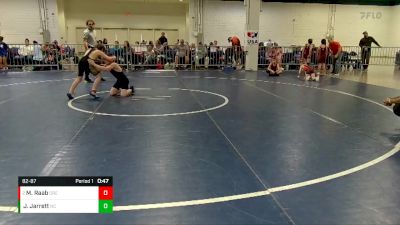 82-87 lbs Round 1 - Maverick Raab, Oregon vs Jase Jarrett, North Carolina