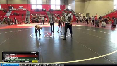 12U - 68 lbs Round 1 (4 Team) - Cooper Sharp, Madison County Youth Wrestling - 12U vs Cole Massey, Stronghold - 12U