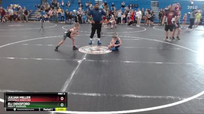 58 lbs Round 4 - Julian Miller, Smithfield Wrestling vs Eli Densford, Mighty Warriors