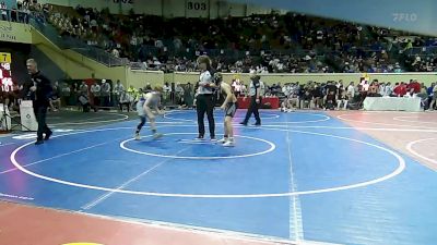 96 lbs Round Of 32 - Case Thompson, McAlester vs Bryar Hooks, Team Choctaw