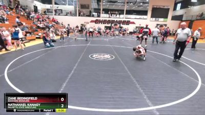 62 lbs Round 3 - Nathanael Kanagy, Palmetto State Wrestling vs Zane Bedingfield, Backyard Brawlers