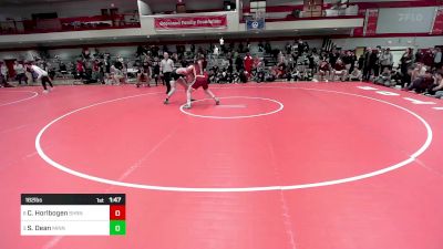 182 lbs Quarterfinal - Cormac Horlbogen, Sharon vs Sam Dean, Minnechaug