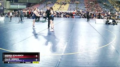 136 lbs Semis & 3rd Wb (16 Team) - Chloe Herrick, Missouri Baptist University vs Andrea Schlabach, Grand View