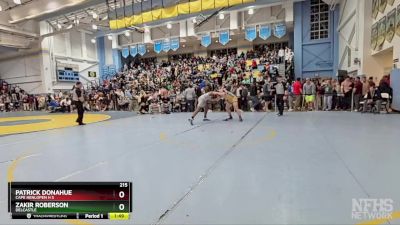 215 lbs Quarterfinal - Zakir Roberson, Delcastle vs Patrick Donahue, Cape Henlopen H S