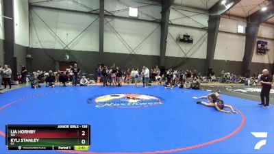 138 lbs Cons. Round 2 - Lia Hornby, WA vs Kyli Stanley, CA