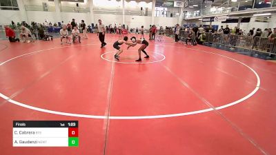 91 lbs Final - Cleiber Cabrera, BTS Providence vs Allen Gaudenzi, Newtown