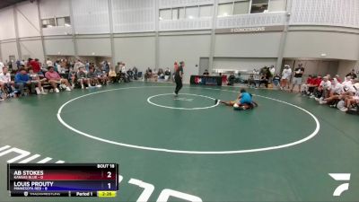 126 lbs 2nd Wrestleback (16 Team) - Ab Stokes, Kansas Blue vs Louis Prouty, Minnesota Red