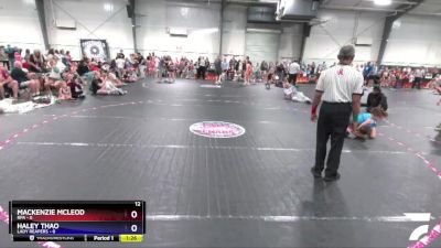 57 lbs Round 3 (3 Team) - Mackenzie Mcleod, RPA vs Haley Thao, Lady Reapers