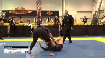 ANNA VYRGINNIA DA SILVA ROCHA vs MARIA LUIZA FRAGOSO PINTO LOREIR 2023 World IBJJF Jiu-Jitsu No-Gi Championship