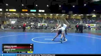 138 lbs Quarterfinals (8 Team) - Tanner Wood, 4A Mazama vs Joshua Collins, 4A La Grande