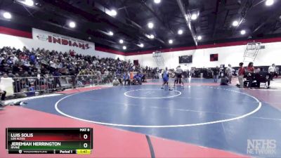 120 lbs Champ. Round 1 - Luis Solis, Los Altos vs Jeremiah Herrington, Irvine