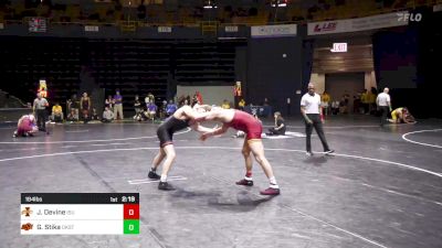 184 lbs Round Of 16 - Joel Devine, Iowa State vs Gavin Stika, Oklahoma State