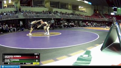 126 lbs Round 3 (6 Team) - Zane Thomsen, Hastings vs Jackson Sorben, Waverly