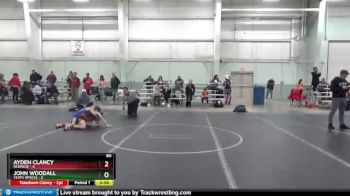 80 lbs Round 6 (8 Team) - Ayden Clancy, Rednose vs John Woodall, Terps Xpress