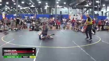 130 lbs Round 5 (6 Team) - Connor Olson, Elite Athletic Club DZ vs Holden Huhn, Team Gotcha Blue