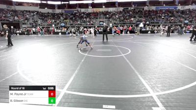 75 lbs Round Of 16 - Manny Payne Jr, Team Oklahoma vs Brock Gibson, East Kansas Eagles