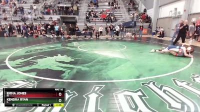 50 lbs Quarterfinal - Emma Jones, IN vs Kendra Ryan, IL