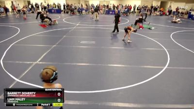 82 lbs Quarterfinal - Liam Maley, Minnesota vs Barrett Doherty, Zimmerman Wrestling Club