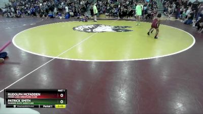 40-43 lbs Round 1 - Patrick Smith, Warden Elite Wrestling vs Rudolph Mcfadden, Moses Lake Wrestling Club