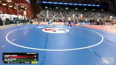 2A-106 lbs Cons. Round 2 - Caden Vrana, Upton vs Eli Raymond, Tongue River