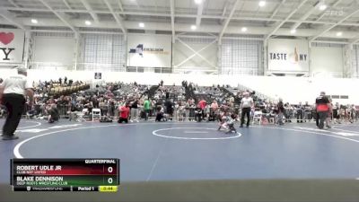 70 lbs Quarterfinal - Blake Dennison, Deep Roots Wrestling Club vs Robert Udle Jr, Club Not Listed