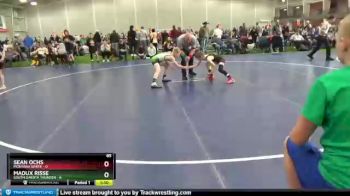 85 lbs Round 3 (6 Team) - Sean Ochs, Montana White vs Madux Risse, South Dakota Thunder
