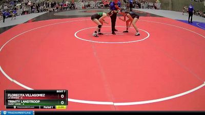 117 lbs Semis & 1st Wrestleback (8 Team) - Florecita Villagomez, La Grande vs Trinity Landtroop, Sweet Home