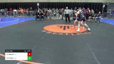 125 lbs Round Of 16 - Zane Beard, Hartville, OH vs Gabriel Erbe, Tamaqua, PA