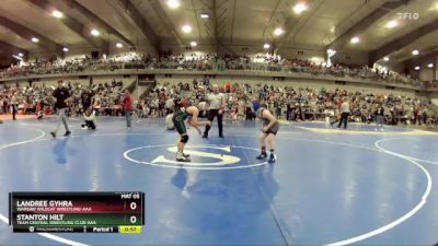 90 lbs Quarterfinal - Landree Gyhra, Warsaw Wildcat Wrestling-AAA vs Stanton Hilt, Team Central Wrestling Club-AAA