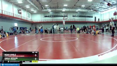 80 lbs Quarterfinal - Drew Heisler, The Fort Hammers vs Noah Goelz, Contenders Wrestling Academy