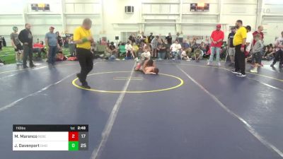 110 lbs Pools - Matthew Marenco, Rebellion vs Johnathan Davenport, Ohio Gold 24K