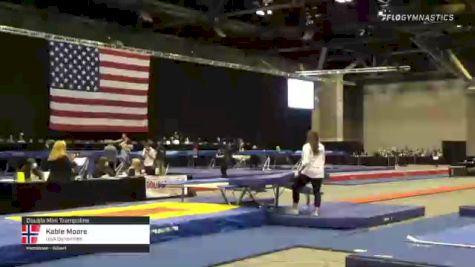 Kable Moore - Double Mini Trampoline, USA Dynamites - 2021 USA Gymnastics Championships