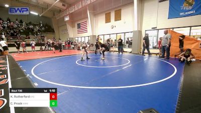 98 lbs Rr Rnd 5 - Kadence Rutherford, Grove Takedown Club vs Cara Prock, Vian Wrestling Club