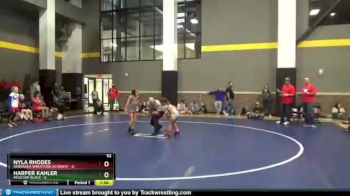 52 lbs Round 4 (12 Team) - Harper Kahler, Missouri Black vs Nyla Rhodes, Nebraska Wrestling Academy