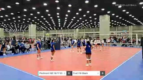 Piedmont VBC 18/17 Elite vs Five:1 18-Black - 2022 JVA World Challenge presented by Nike - Expo Only