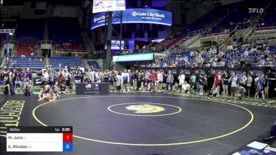 182 lbs Rnd Of 32 - Matthew Jens, Illinois vs George Rhodes, New Jersey