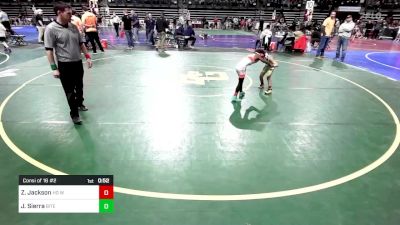 60 lbs Consi Of 16 #2 - Zachary Jackson, HD Wrestling vs Jaxon Sierra, Bitetto Trained Wrestling