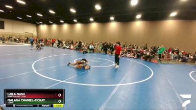 70-73 lbs Round 3 - Malana Chaniel-McKay, Texas vs Laila Nash, Spartan Mat Club