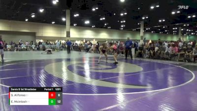 115 lbs Semis & 1st Wrestleback (8 Team) - Emily Mcintosh, CLAW vs Suheily Alifonso, Charlie`s Angels-FL Blk