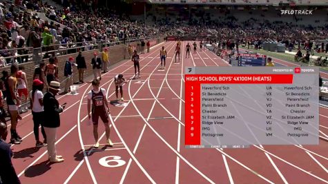 High School Boys' 4x100m Relay, Prelims 45
