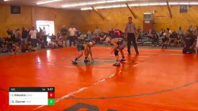 100 lbs Round Of 16 - Ian Rikoskie, Sweet Valley vs Dakota Danner, Enola